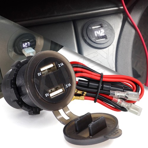 12v auto dual usb - 12v,