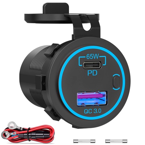 65w usb 12v steckdose - c,