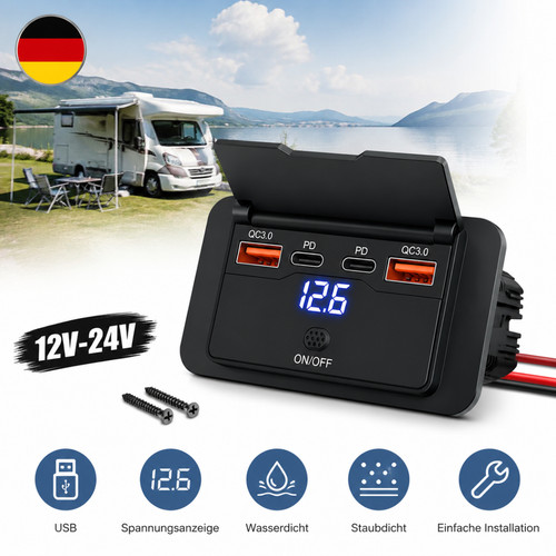 Einbau panel usb steckdose - einbau,