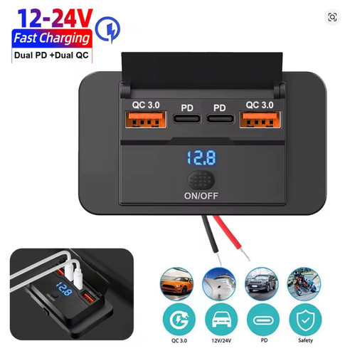 12v usb auto - pd,