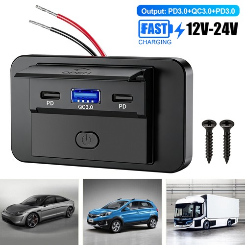 Qc3 usb steckdose 12v - qc3.0, &