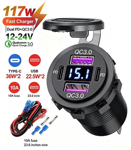12v usb auto kfz - 12v,