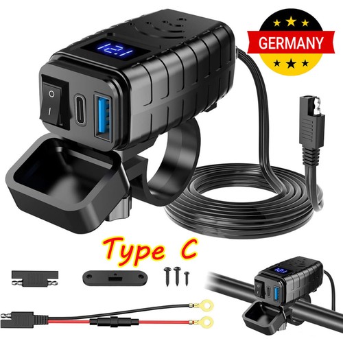 12v motorrad lenker - motorrad, usb