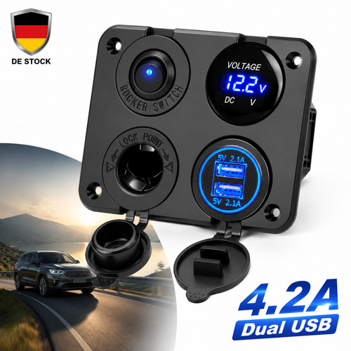 Kfz dual usb ladegerät - dual,