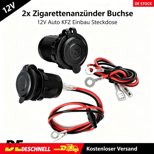 12v kfz zigarettenanzünder - 12v,