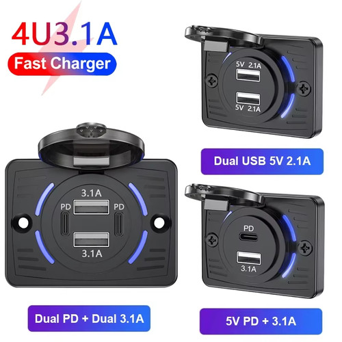 12v usb auto - qc, kfz