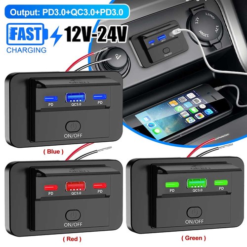 Usb steckdose 12v - 12v/24v, dual