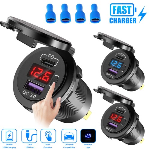 Usb steckdose 12v qc - usb,