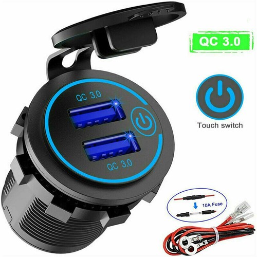 Auto steckdose qc3 - auto, usb