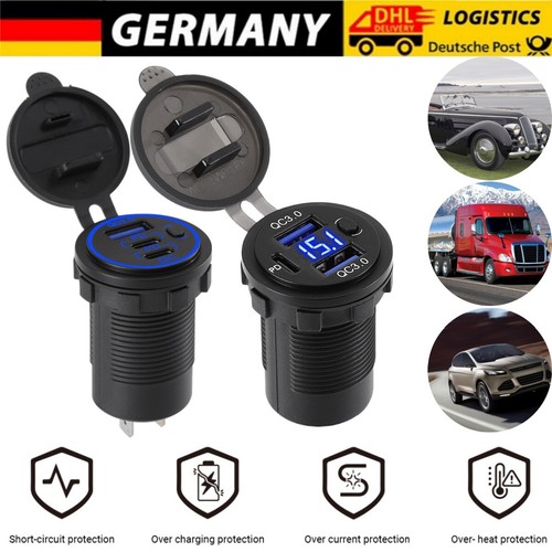 Auto steckdose qc3 usb - auto,