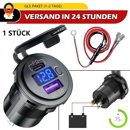Auto steckdose dual qc - steckdose, &